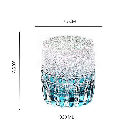 Ice Blue Whiskey Glasses — Kingwares Crystal Whiskey Glass | Kingwares
