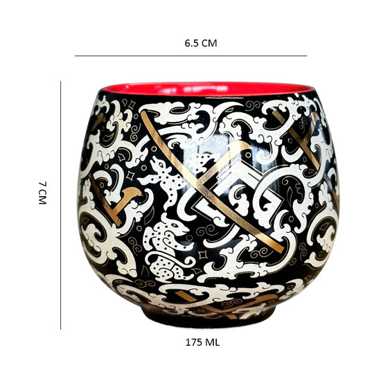 Courtly Totem — Kingwares Tea Cups | Kingwares