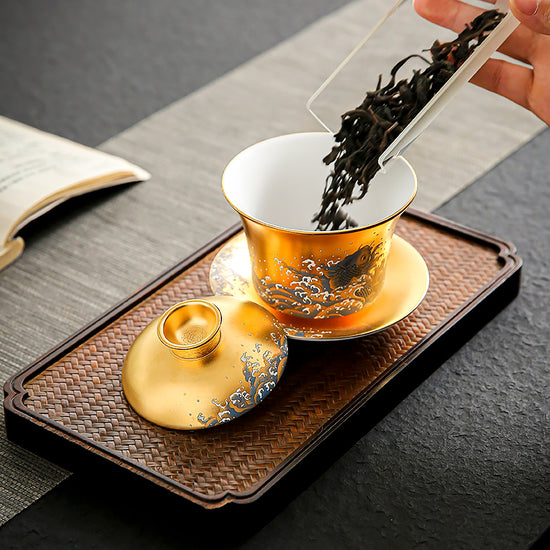 Carp Leaping — Kingwares Gaiwan | Kingwares