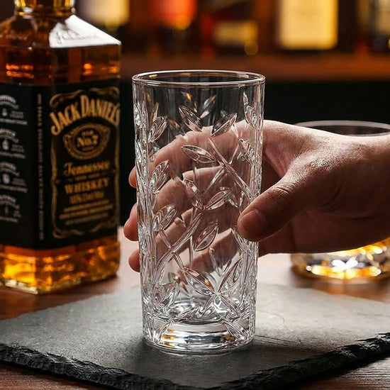 Leaves Highball Glasses — Kingwares High Ball | Kingwares