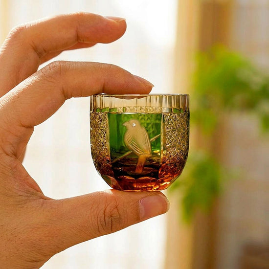 Lucky Bird Sake Glasses — Kingwares Crystal Sake Glass | Kingwares