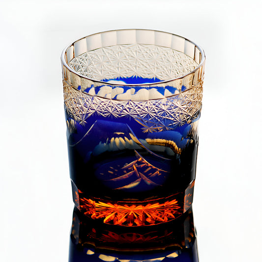 Mount Fuji Whiskey Glasses - Kingwares Crystal Whiskey Glass - Kingwares