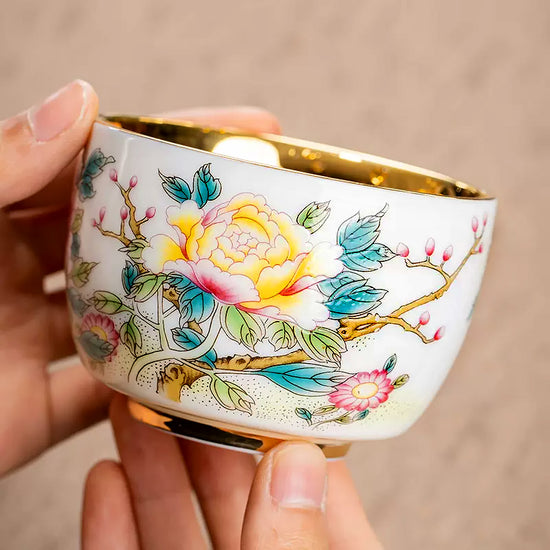 Flowering Peony (Glossy) — Kingwares Tea Cups | Kingwares