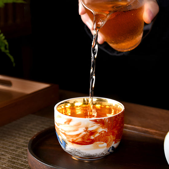 Auspicious Phoenix (Glossy) — Kingwares Tea Cups | Kingwares