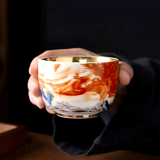 Auspicious Phoenix (Glossy) — Kingwares Tea Cups | Kingwares