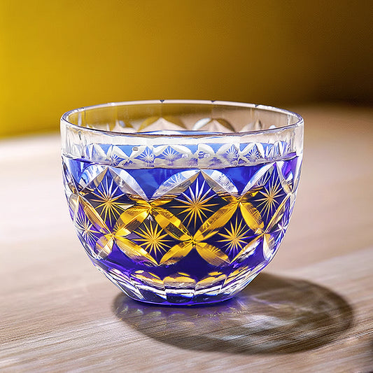 Shippou Mon II Sake Glasses — Kingwares Crystal Sake Glass | Kingwares