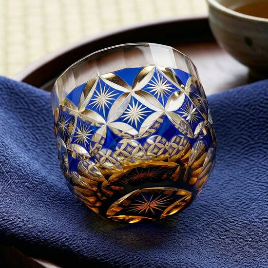 Shippou Mon Sake Glasses — Kingwares Crystal Sake Glass | Kingwares