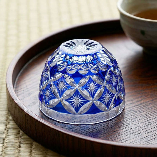 Shippou Mon II Sake Glasses — Kingwares Crystal Sake Glass | Kingwares