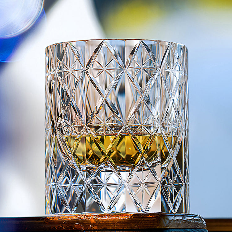 Star Whiskey Glasses, star-inspired rocks glass for whiskey and bourbon