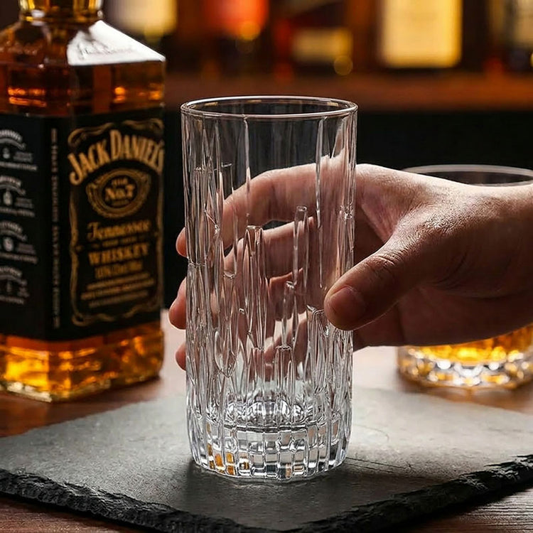 Strip Highball Glasses
