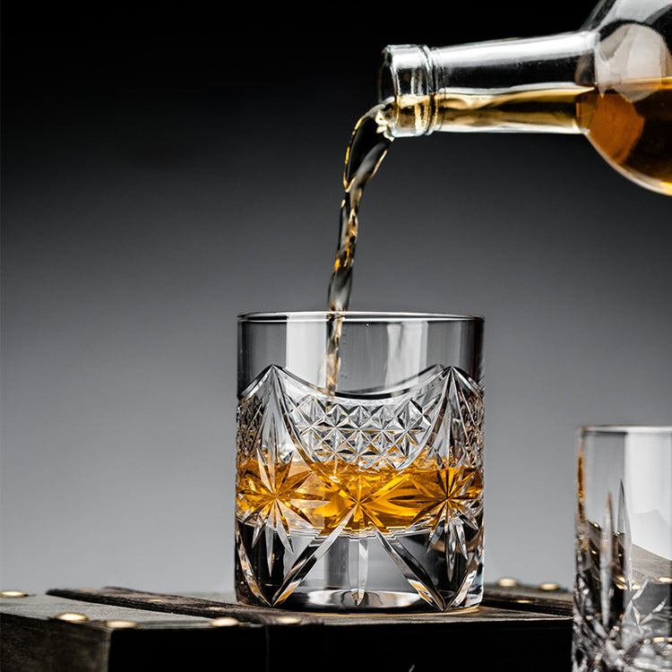 Sunflower Whiskey Glasses