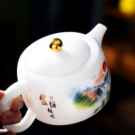 Golden Rooster Crows (Extra Large ) — Kingwares Teapots | Kingwares