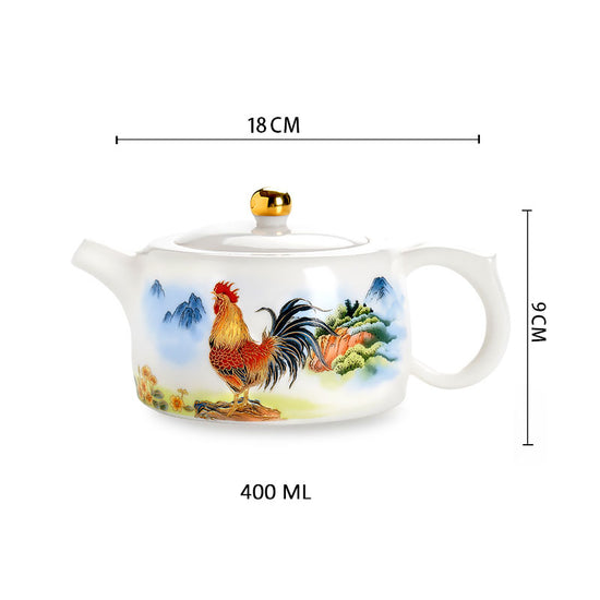 Golden Rooster Crows (Extra Large ) — Kingwares Teapots | Kingwares