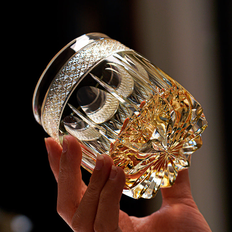 Waist Drum Whiskey Glasses