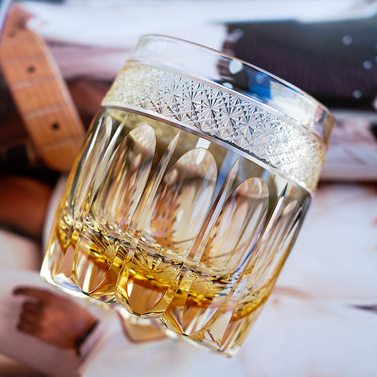 Waist Drum Whiskey Glasses — Kingwares Crystal Whiskey Glass | Kingwares