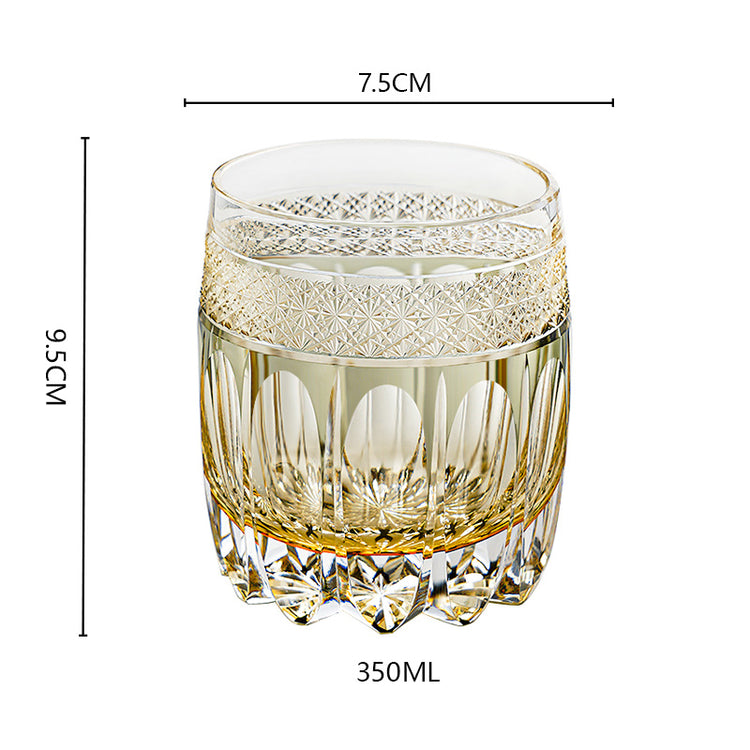 Waist Drum Whiskey Glasses