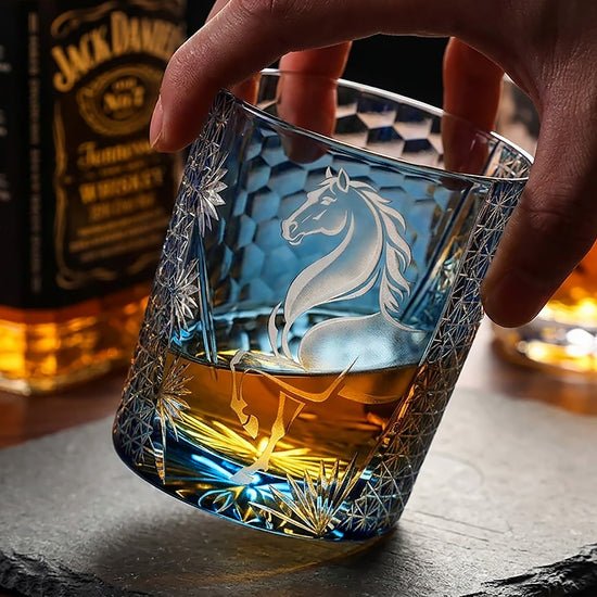Horse Whiskey Glasses — Kingwares Crystal Whiskey Glass | Kingwares