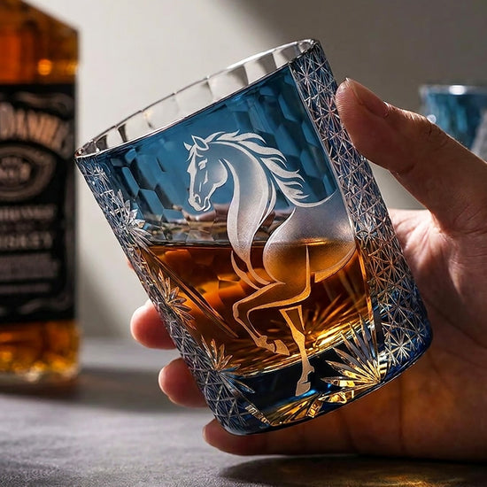 Horse Whiskey Glasses — Kingwares Crystal Whiskey Glass | Kingwares
