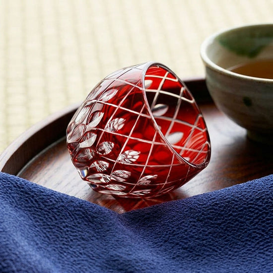 Leaves Sake Glasses — Kingwares Crystal Sake Glass | Kingwares