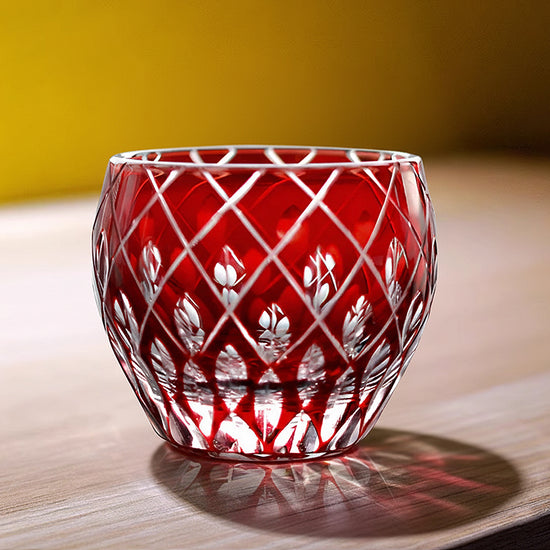 Leaves Sake Glasses — Kingwares Crystal Sake Glass | Kingwares