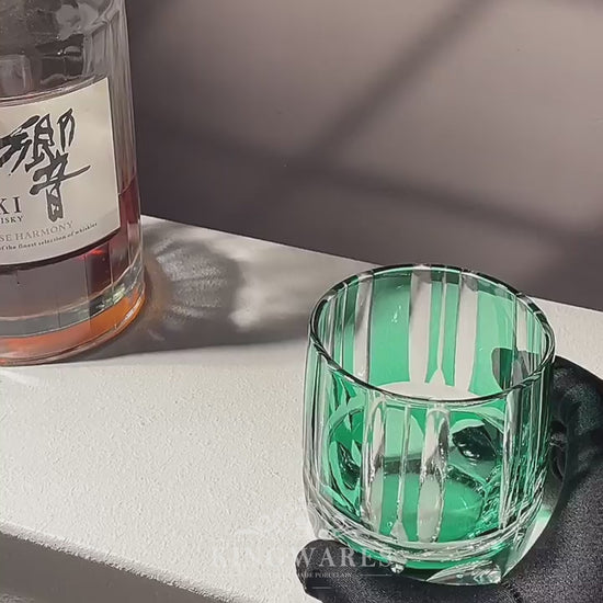 Bamboo Rhythm Whiskey Glasses — Kingwares Crystal Whiskey Glass | Kingwares