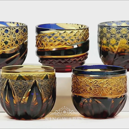 Water Pattern Sake Glasses — Kingwares Crystal Sake Glass | Kingwares