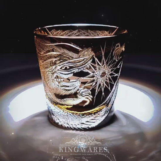 Dragon Whiskey Glasses — Kingwares Crystal Whiskey Glass | Kingwares