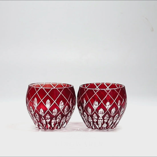 Leaves Sake Glasses — Kingwares Crystal Sake Glass | Kingwares