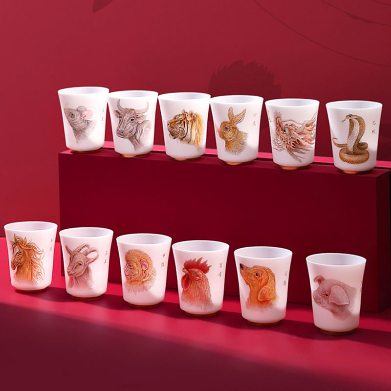 The Chinese Zodiac Tea Cup Set