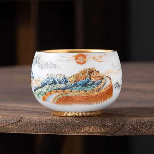 Great Wall Mutton Fat Jade Porcelain - Kingwares - Kingwares Tea Cups - Kingwares