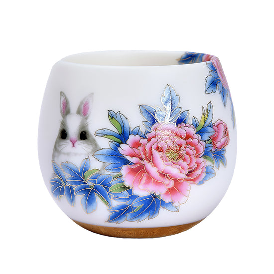 Rabbit & Peony — Kingwares Tea Cups | Kingwares
