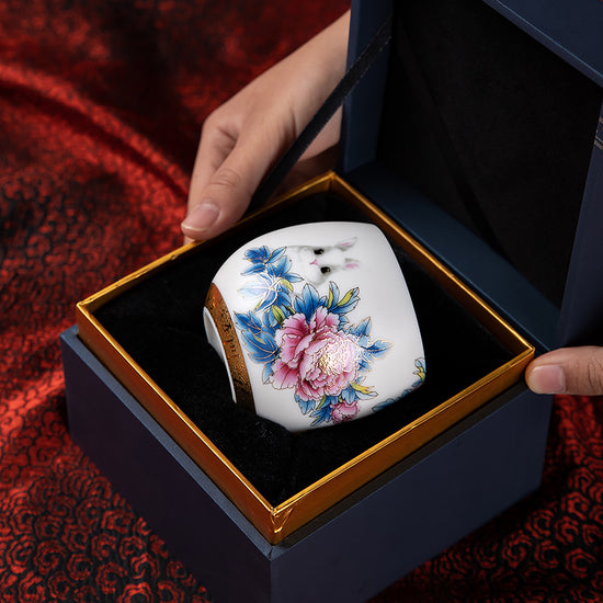 Rabbit & Peony — Kingwares Tea Cups | Kingwares