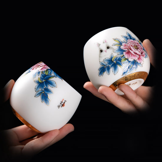 Rabbit & Peony — Kingwares Tea Cups | Kingwares