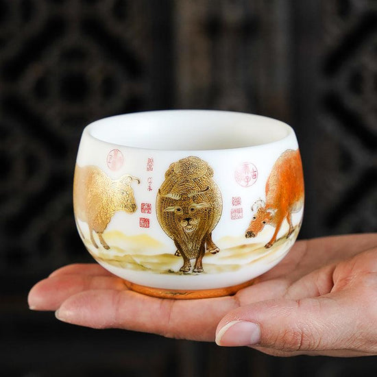 The Ox Mutton Fat Jade Porcelain - Kingwares